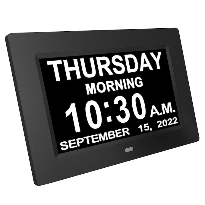 Digital Calendar Day Clock, , large