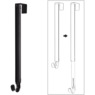 Adjustable Wreath Hanger, , large