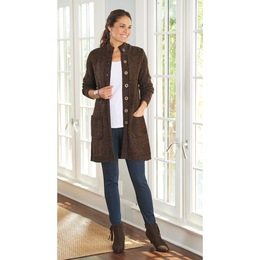 Marled Cardigan, , large