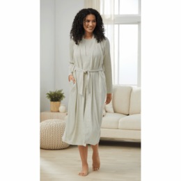 Wide-Rib Robe, , large