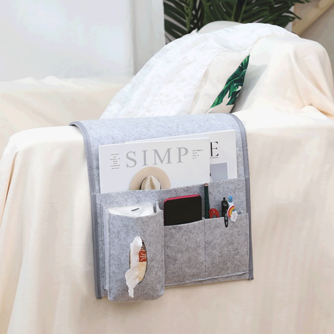 Armchair Organizer, Gray, large