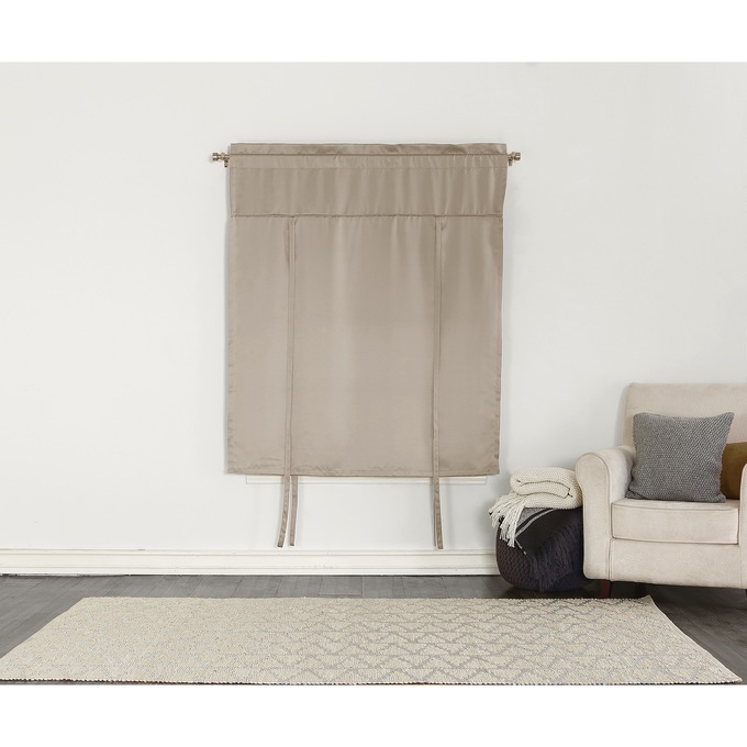 Madison Room-Darkening, Light-Filtering Window Treatments, Stone, large