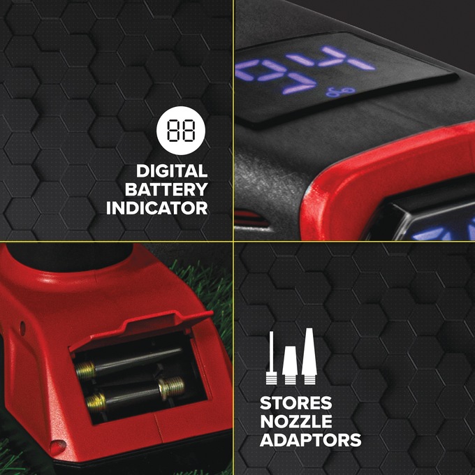 Bullseye Pro Rechargeable Tire Inflator, , large