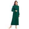 Cozee Corner&reg; Women's Zip-Front Velour Robe, , large