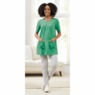Women's Cotton Knit Tunic with Patch Pockets, , large