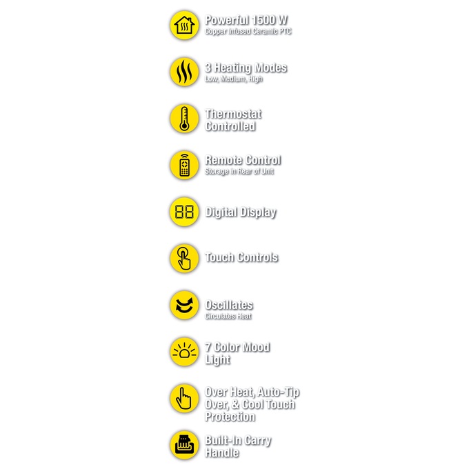 Handy Heater Copper Core Tower, , large