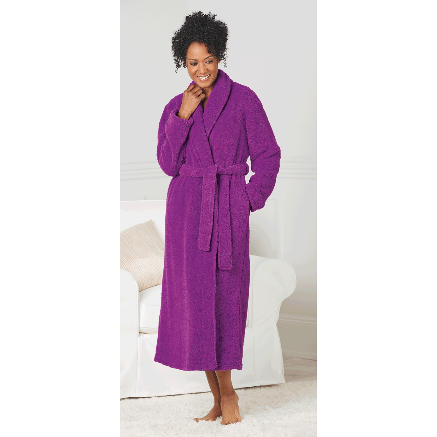 Fleece Wrap Robe Amerimark