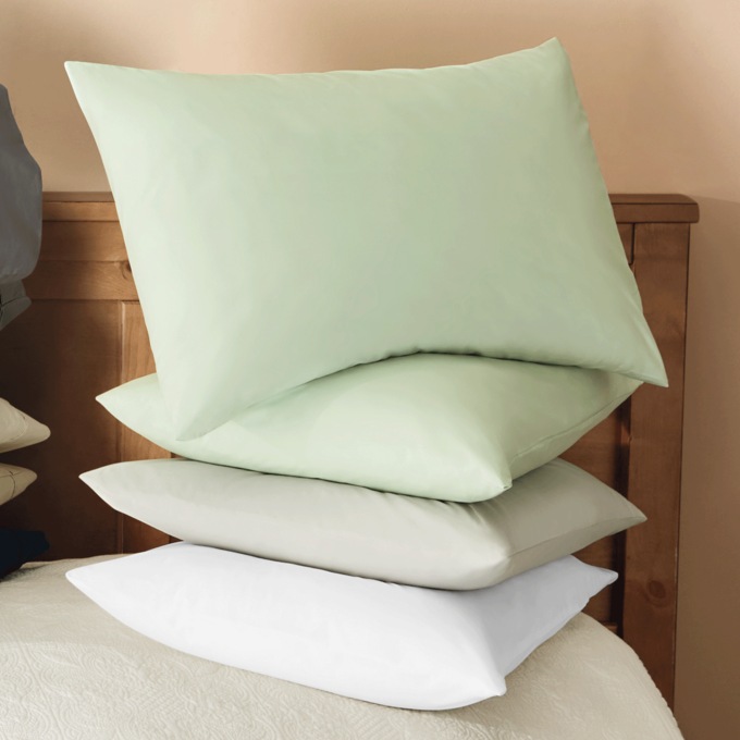 Recycled Percale Pillowcase Set, , large