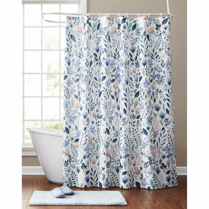 Floral Shower Curtain, , large