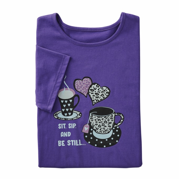 2-Pack Nightshirts, Be Still, large