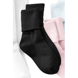 6 Pair of Seamless Compression Socks, , large