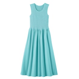 Smocked-Bodice Sundress, , large