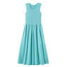 Smocked Bodice Sundress, Aqua, large