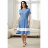 Jersey Fit & Flare Dress, , large