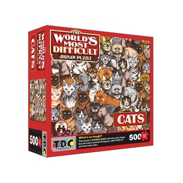 World&#39;s Most Difficult Jigsaw Puzzle - Cats, , large