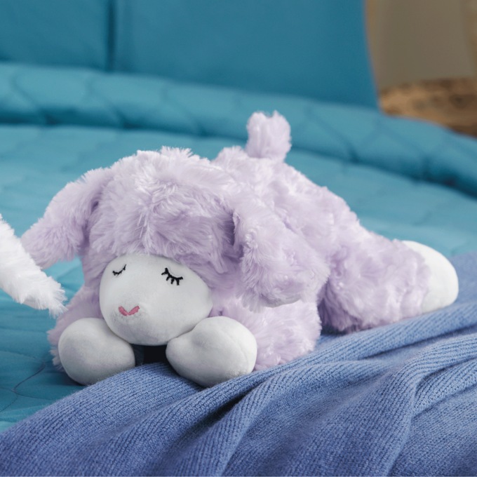 Sleepy Lamb, Lilac, large