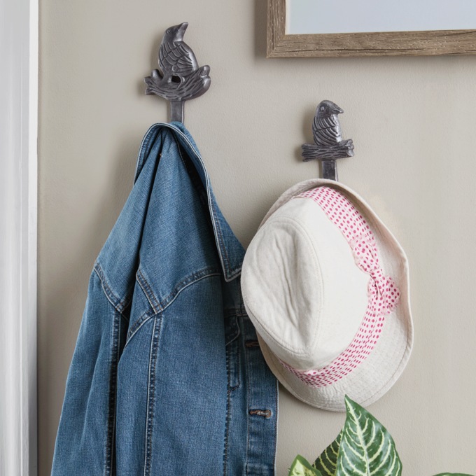 Set of 2 Bird Hooks, , large