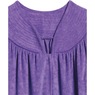Snap-Front Long Terry Robe, Purple, large