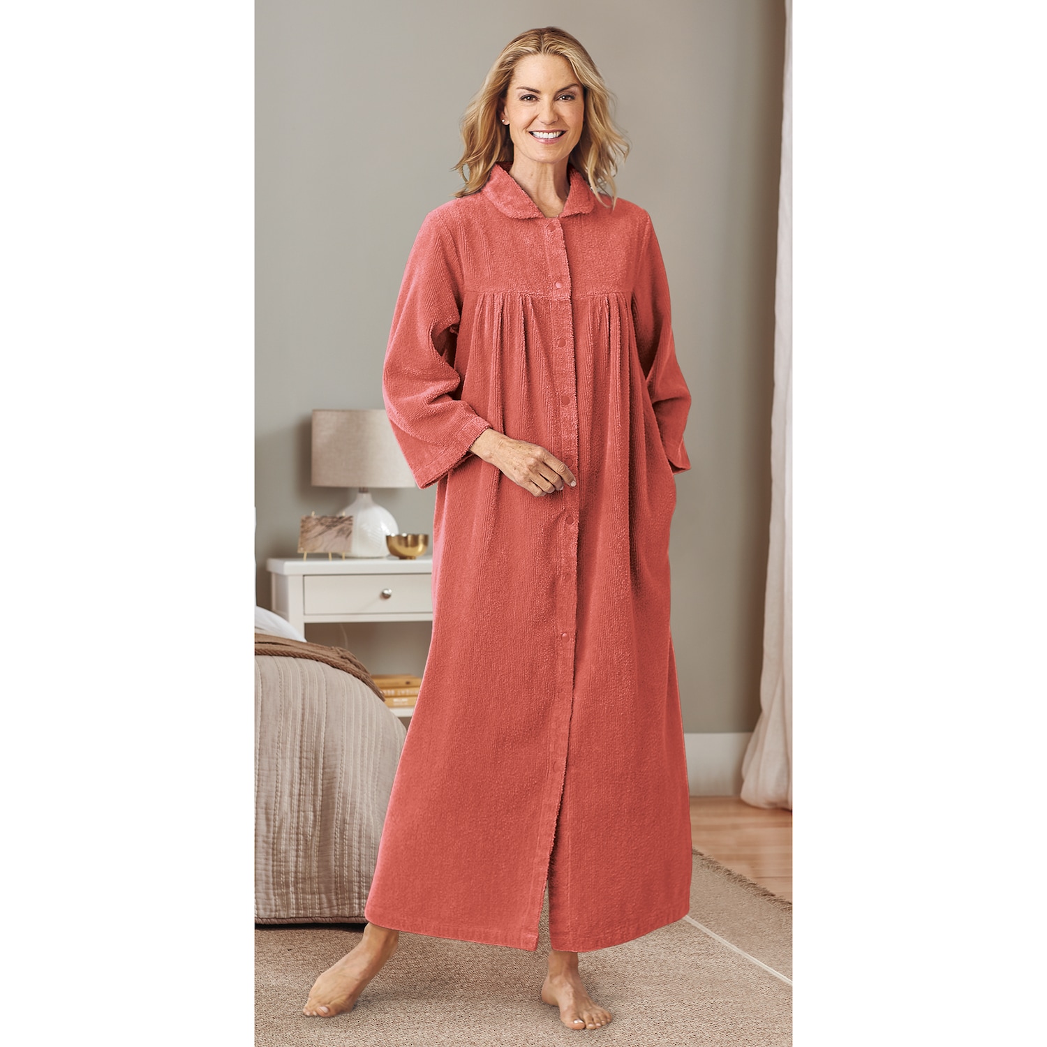 Long Chenille Robe Amerimark