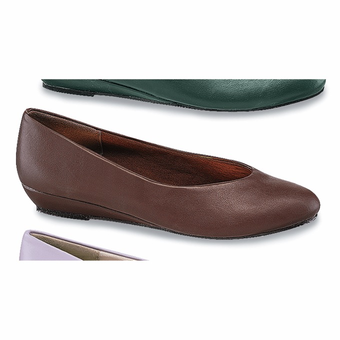 Jan Dress Flat, Brown, large