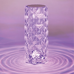 Crystal-Like Table Lamp, , large