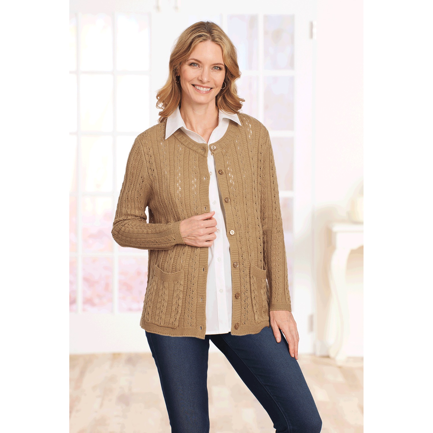 Cable Knit Cardigan Amerimark