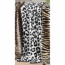 Animal Print Faux Fur Throw, , large