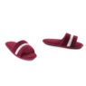 Women's Open Toe, Quilted Slipper, , large