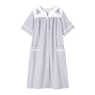 Embroidered Striped Duster, , large