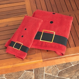 Holiday 2-Piece Bath Towel Set, , large