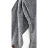 Women's Hooded Scarf, Charcoal Gray, large