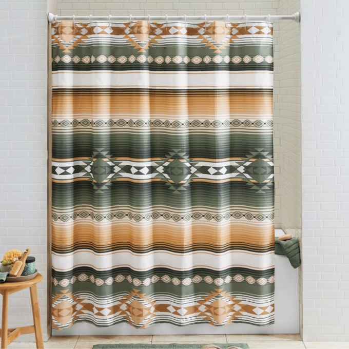 Decorative Shower Curtain, , large