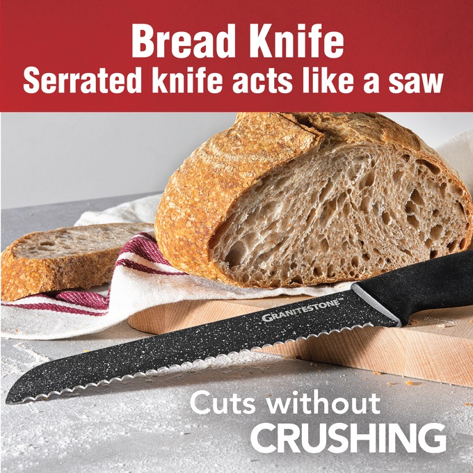 Granitestone Nutriblade 6-Piece Knife Set, , large