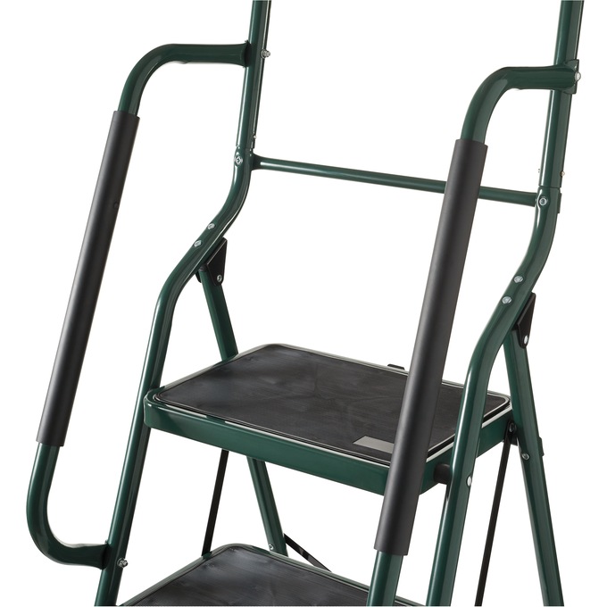 4-Step Safety Ladder with Tool Tote and Non-Slip Steps, , large