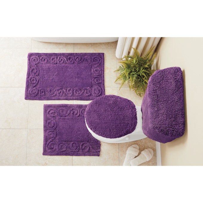 Color Connection 5-Piece Scroll Bath Set, , large