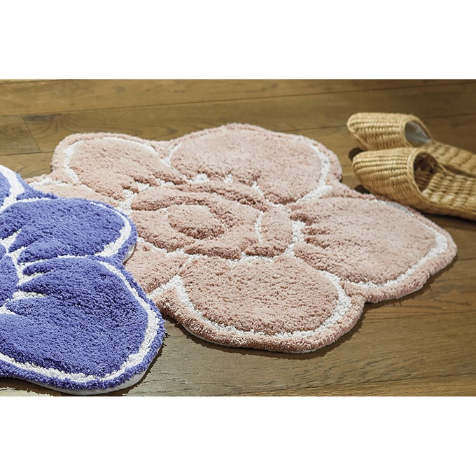 Flower-Shaped Bath Mat, , large