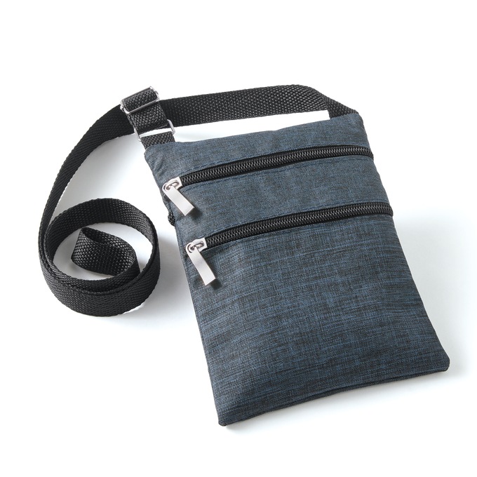 Crossbody Bag, Blue Denim, large