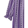 Square-Neck Flannel Nightgown, Violet, large
