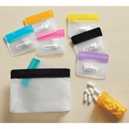 Weekly Pill Organizer 8-Piece Travel Set, , large