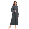 Cozee Corner&reg; Women's Zip-Front Velour Robe, , large