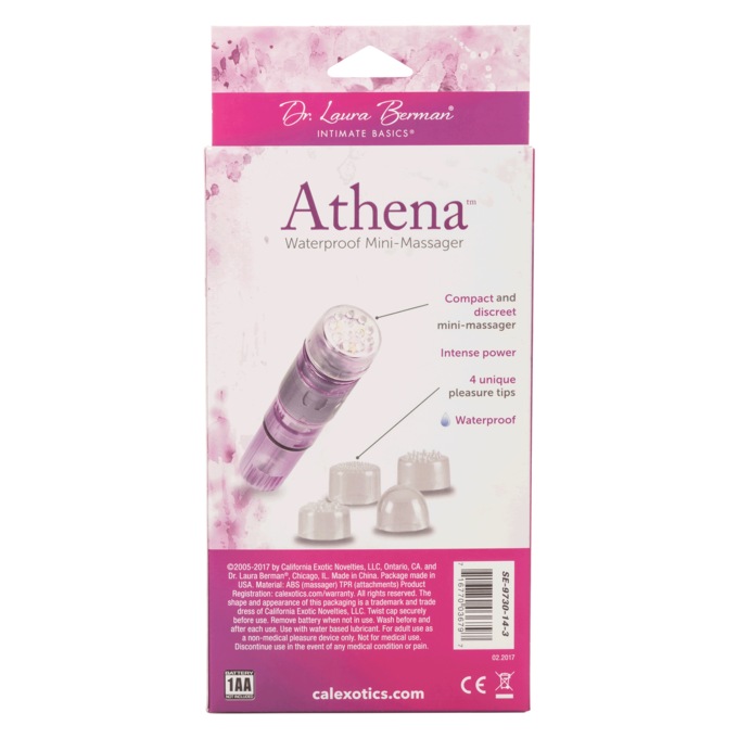 Dr. Laura Berman Athena Waterproof Mini Massager By Calexotics, , large