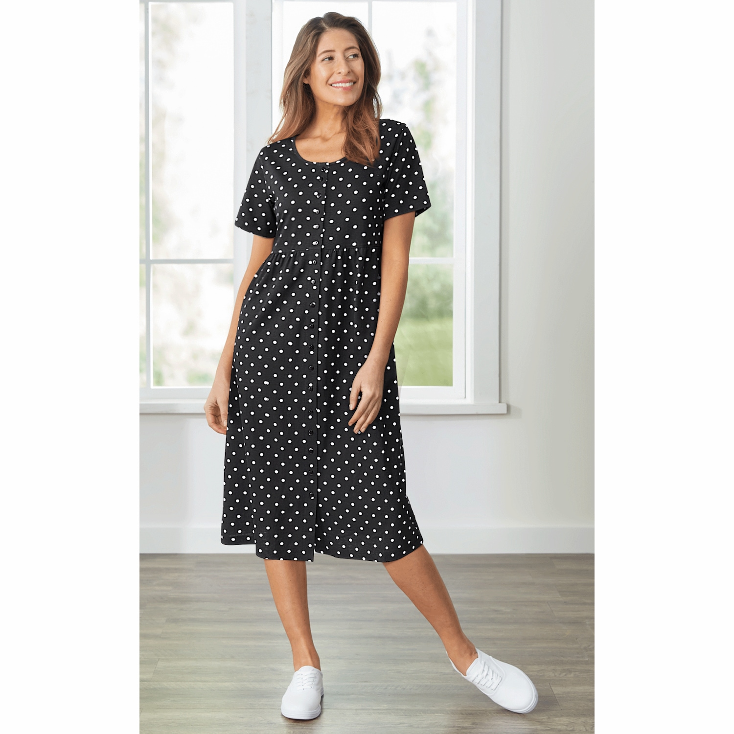 Pretty ButtonFront Dress Amerimark